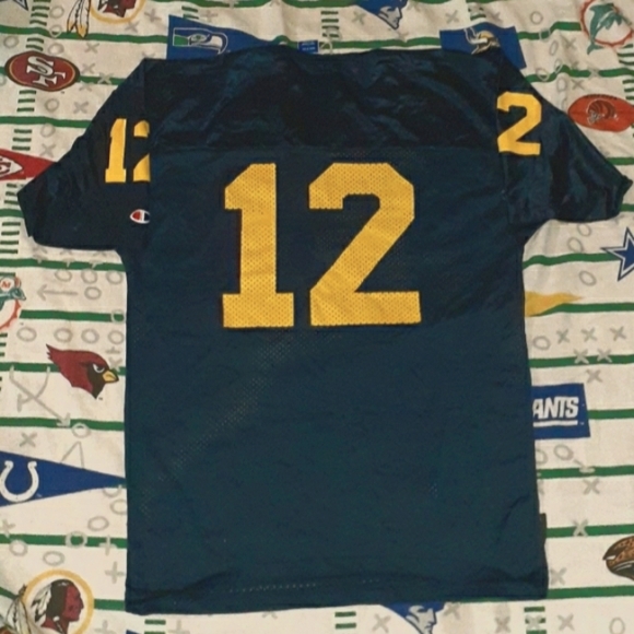 90s Champion Michigan Wolverines Football Jersey Vintage U of M ncaa - Picture 2 of 4